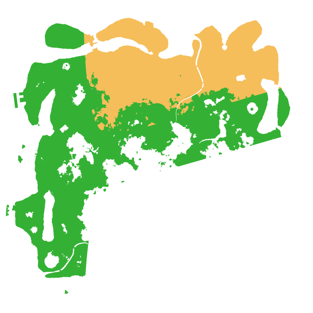 Biome Rust Map: Procedural Map, Size: 4250, Seed: 138982586