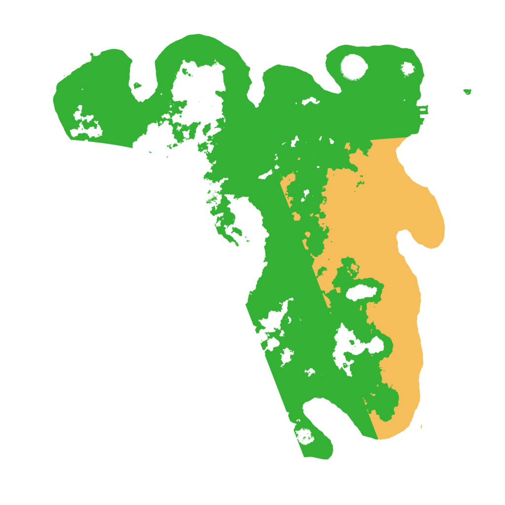 Biome Rust Map: Procedural Map, Size: 3500, Seed: 21861107