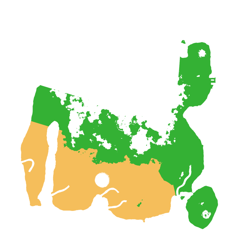 Biome Rust Map: Procedural Map, Size: 3000, Seed: 15348