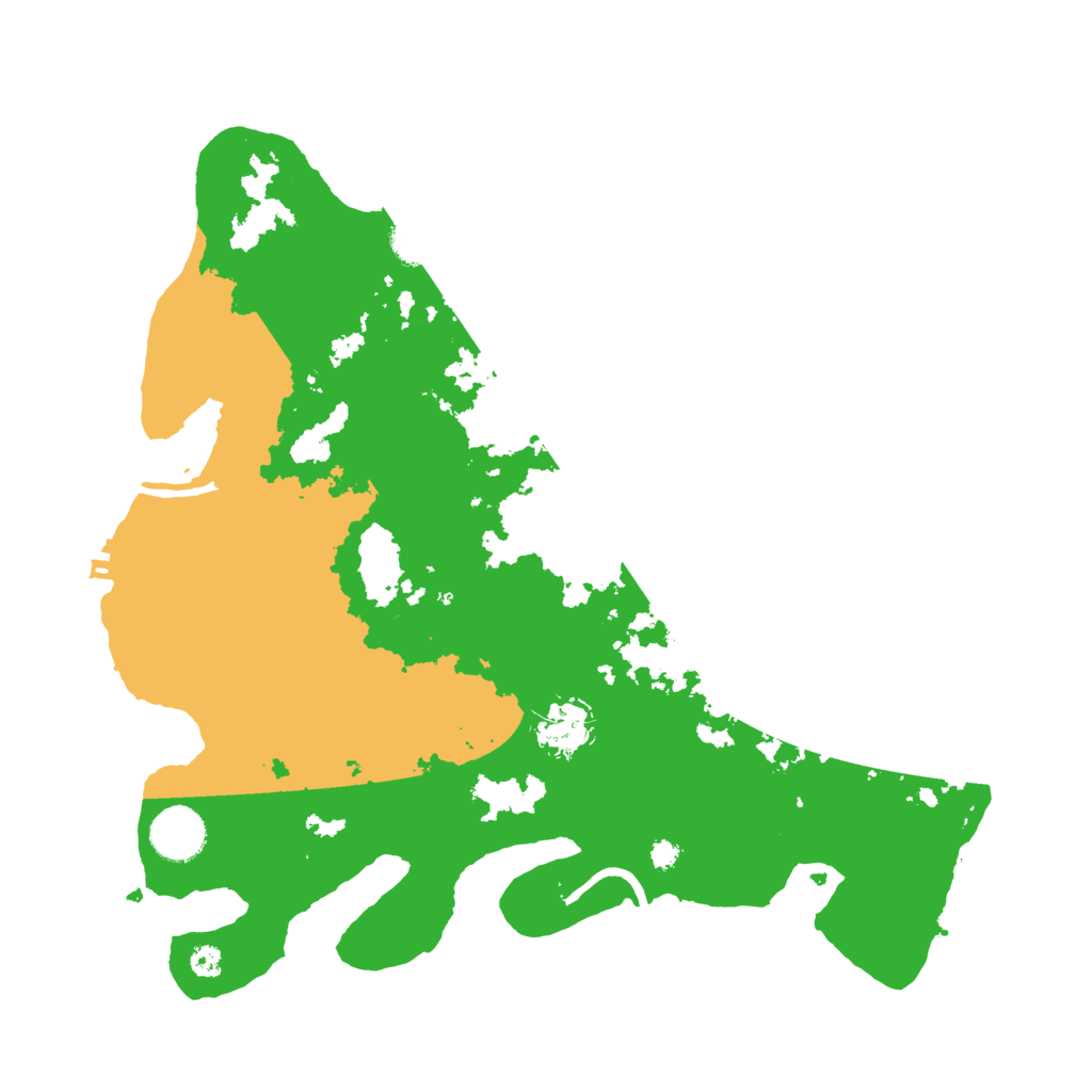 Biome Rust Map: Procedural Map, Size: 3500, Seed: 1413752398