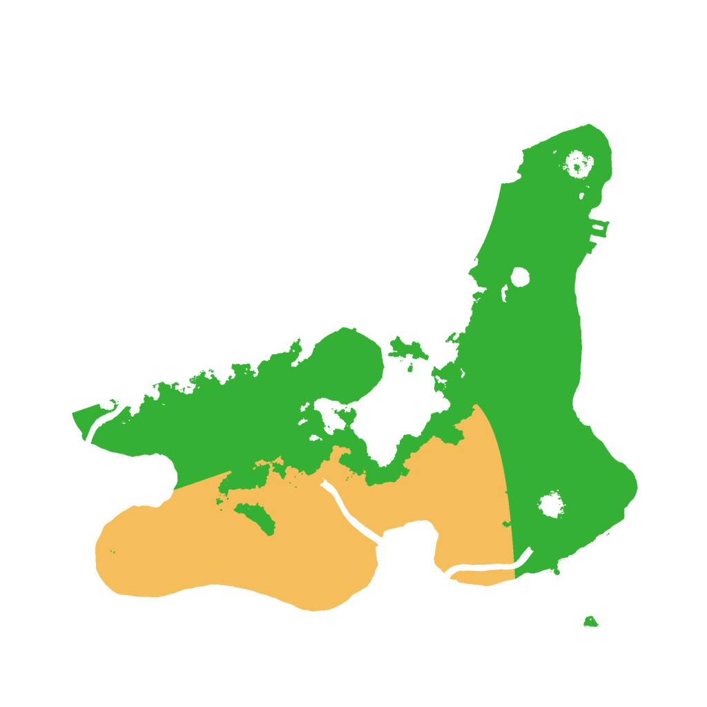 Biome Rust Map: Procedural Map, Size: 2650, Seed: 648252