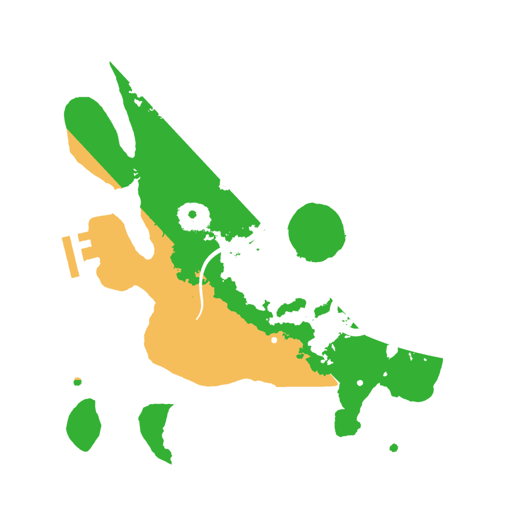 Biome Rust Map: Procedural Map, Size: 2500, Seed: 261056583