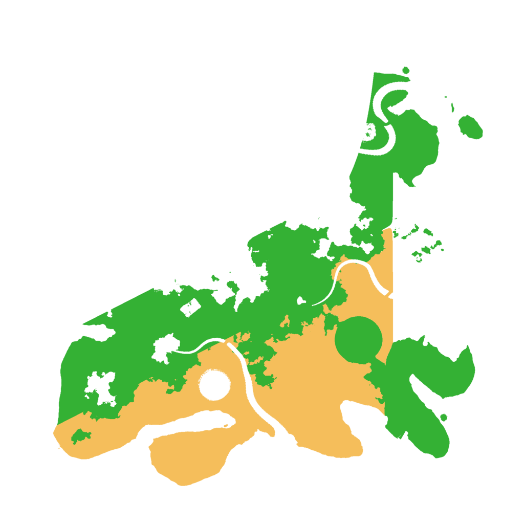 Biome Rust Map: Procedural Map, Size: 3000, Seed: 28777