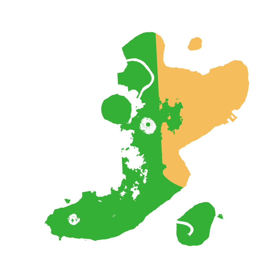 Biome Rust Map: Procedural Map, Size: 2500, Seed: 150039812