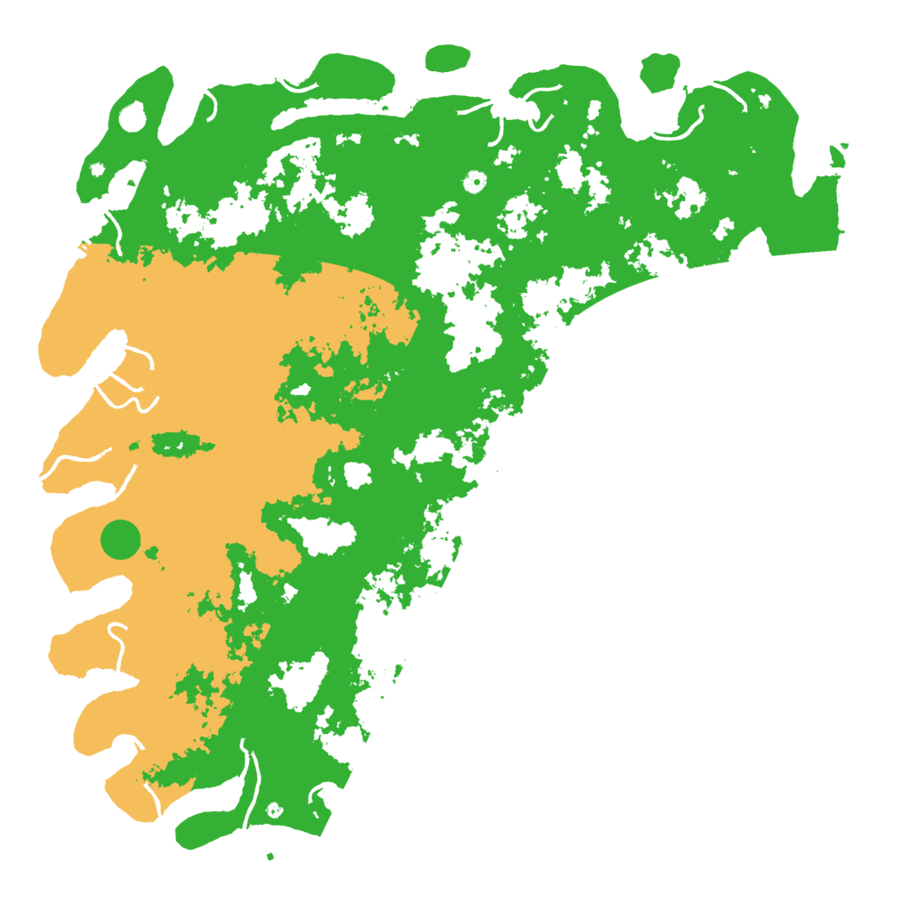 Biome Rust Map: Procedural Map, Size: 6000, Seed: 300155