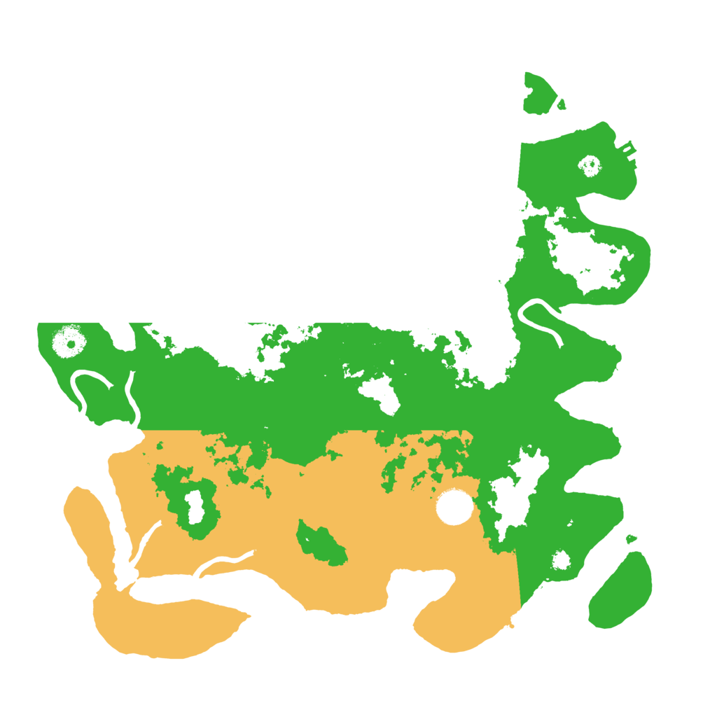 Biome Rust Map: Procedural Map, Size: 3500, Seed: 2857550