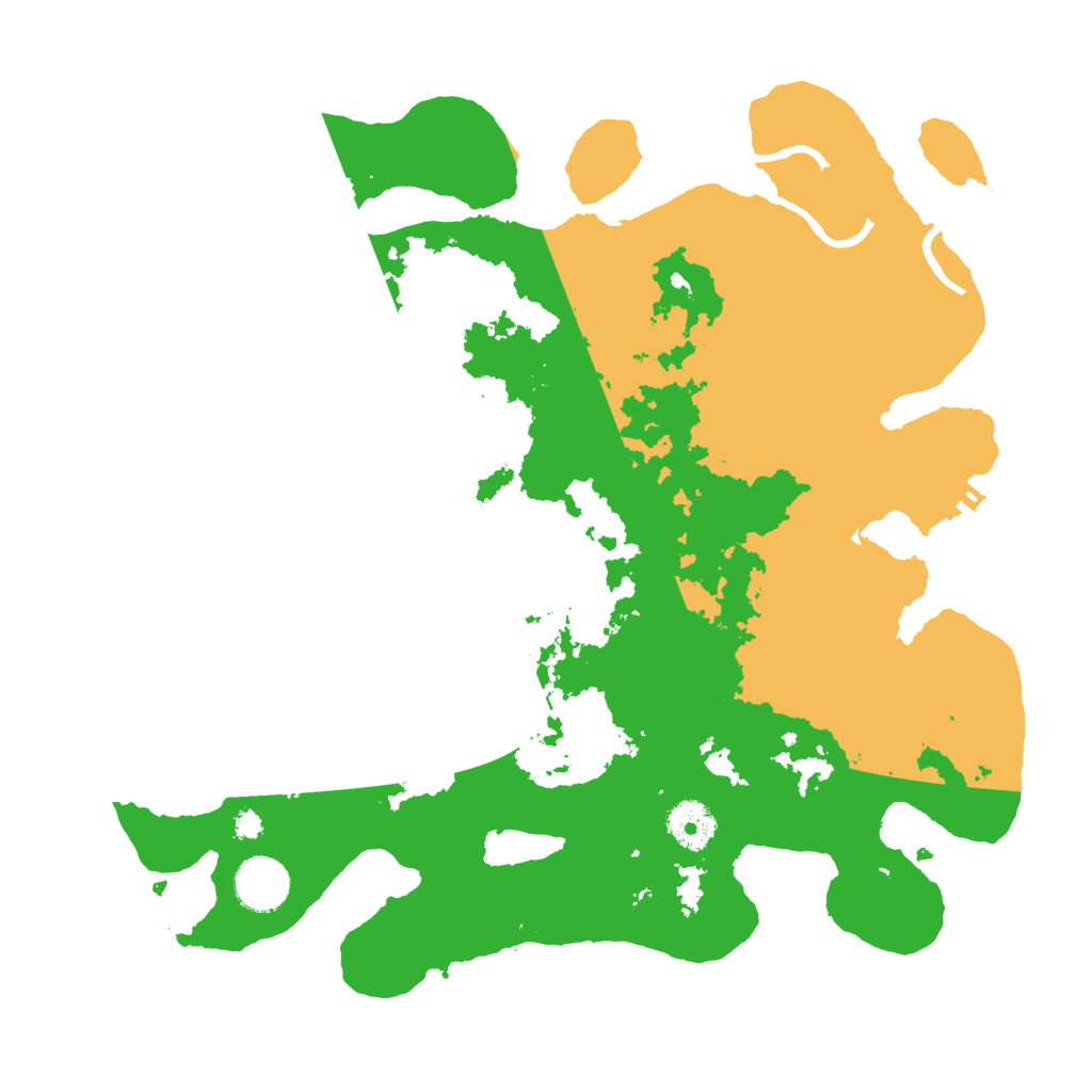 Biome Rust Map: Procedural Map, Size: 3500, Seed: 60845917