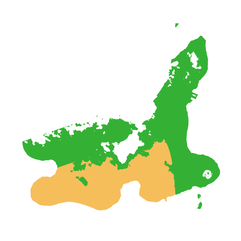 Biome Rust Map: Procedural Map, Size: 2820, Seed: 648252