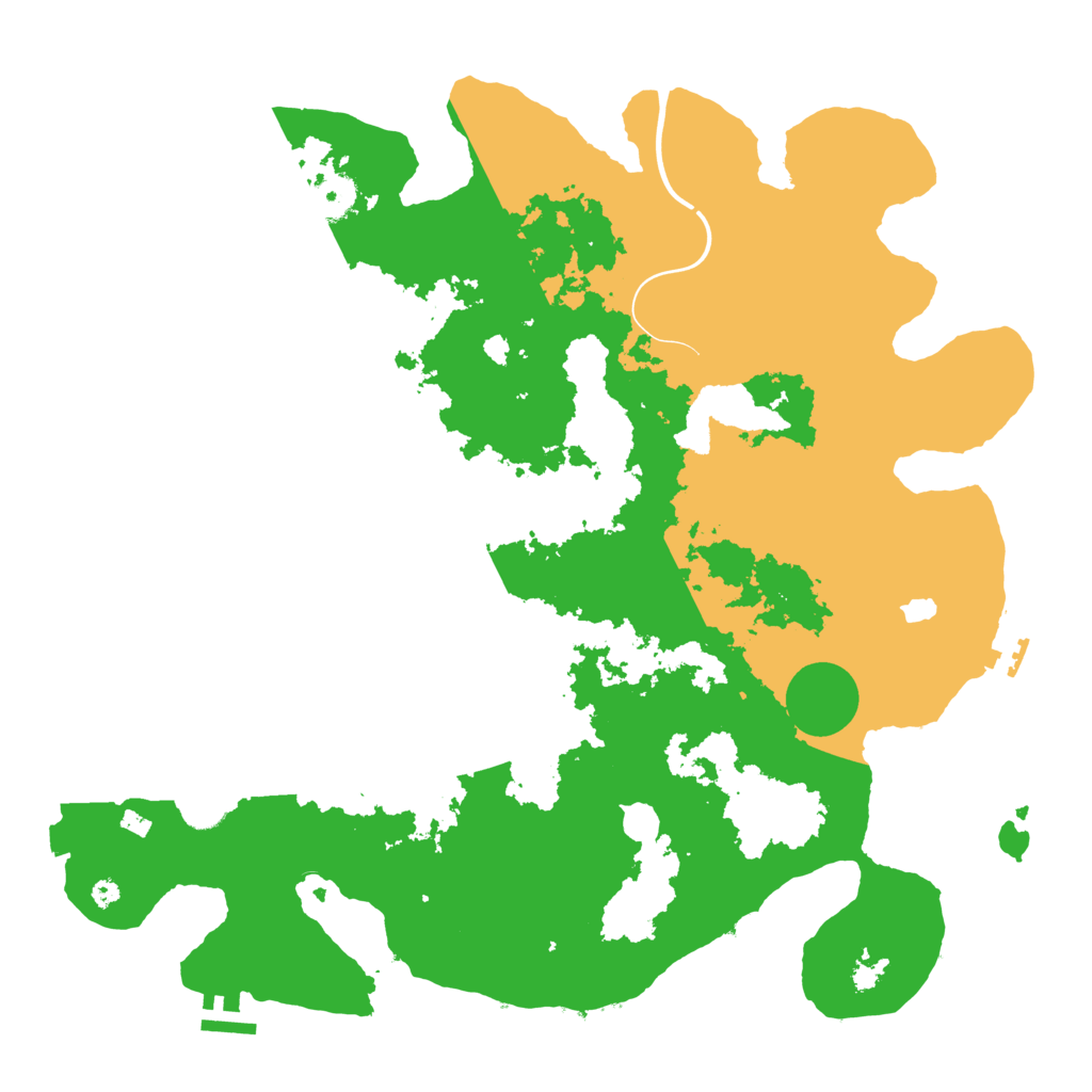 Biome Rust Map: Procedural Map, Size: 4000, Seed: 76115404