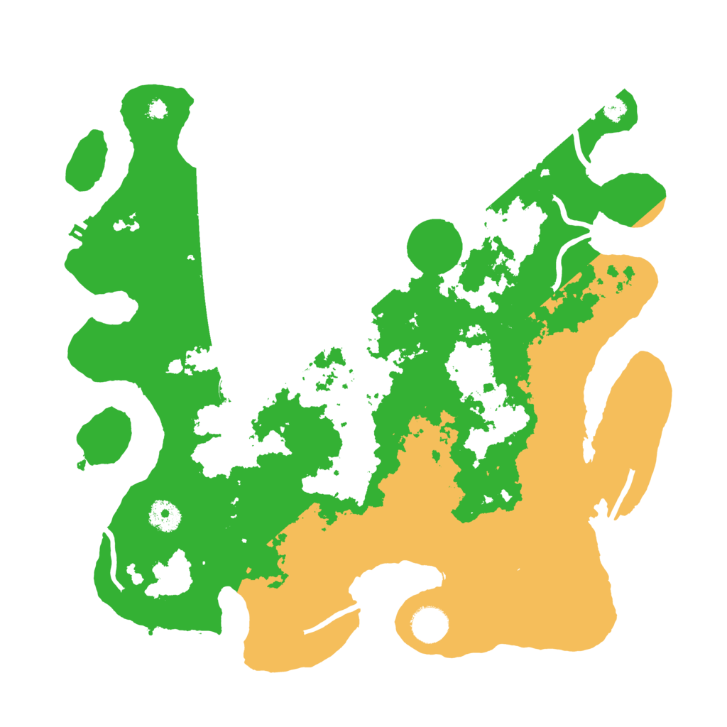 Biome Rust Map: Procedural Map, Size: 3500, Seed: 28612781