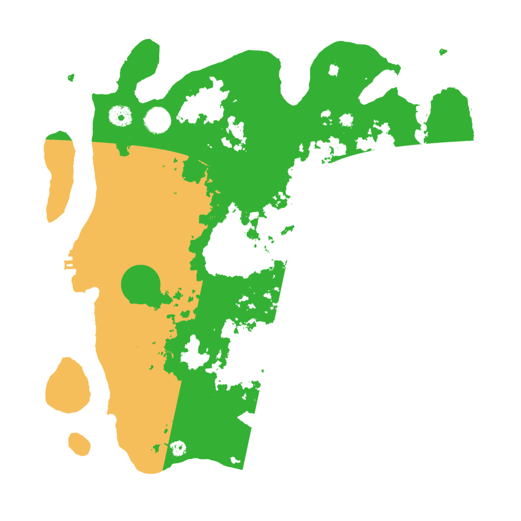 Biome Rust Map: Procedural Map, Size: 3500, Seed: 20610428