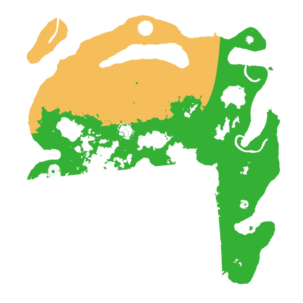 Biome Rust Map: Procedural Map, Size: 3500, Seed: 82943450