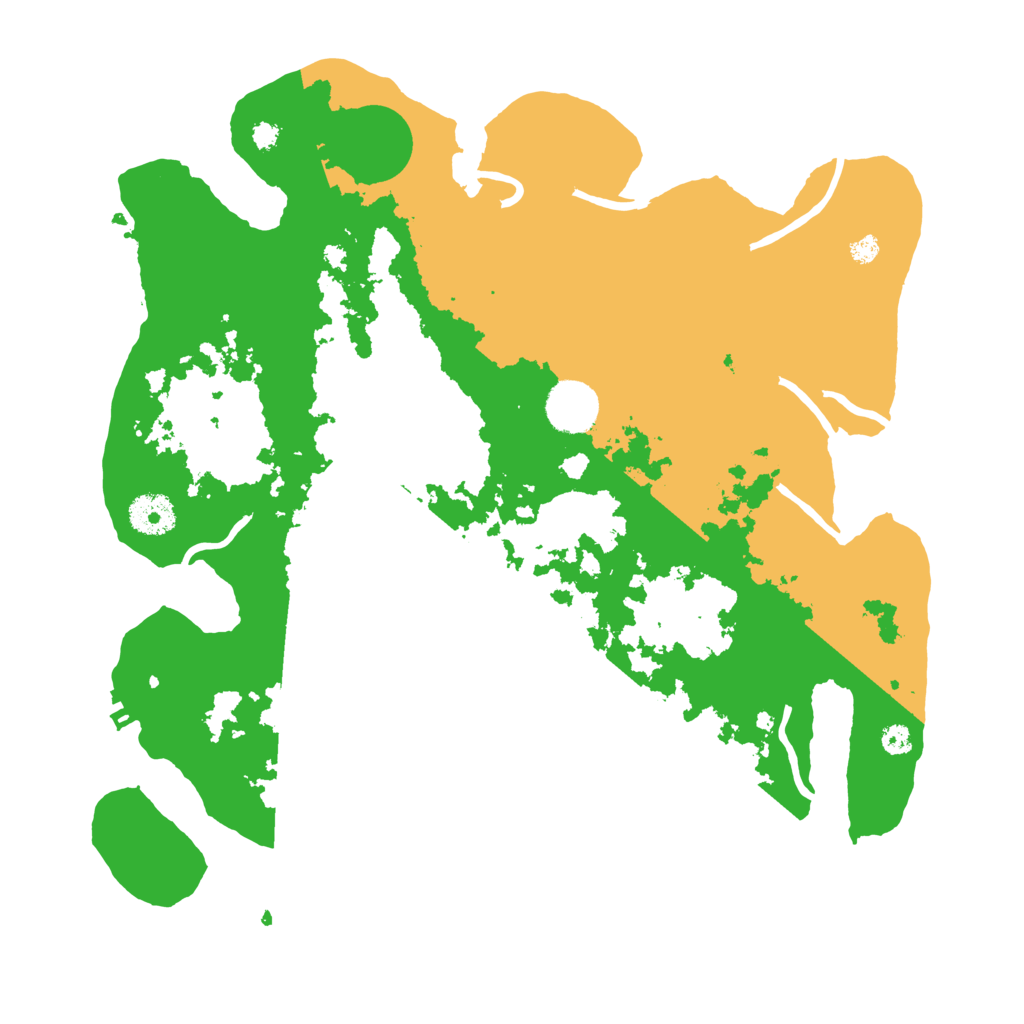 Biome Rust Map: Procedural Map, Size: 3500, Seed: 92029334