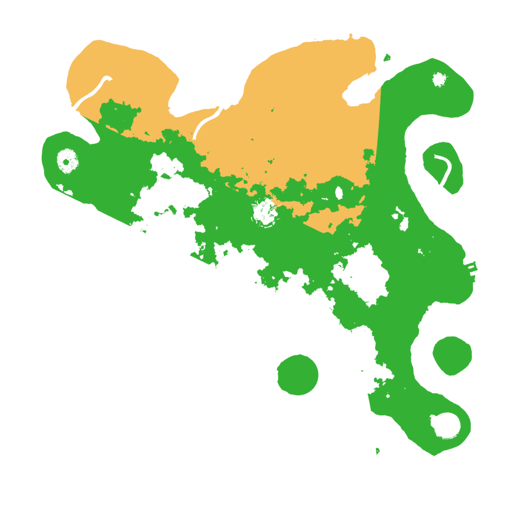 Biome Rust Map: Procedural Map, Size: 3500, Seed: 53649725