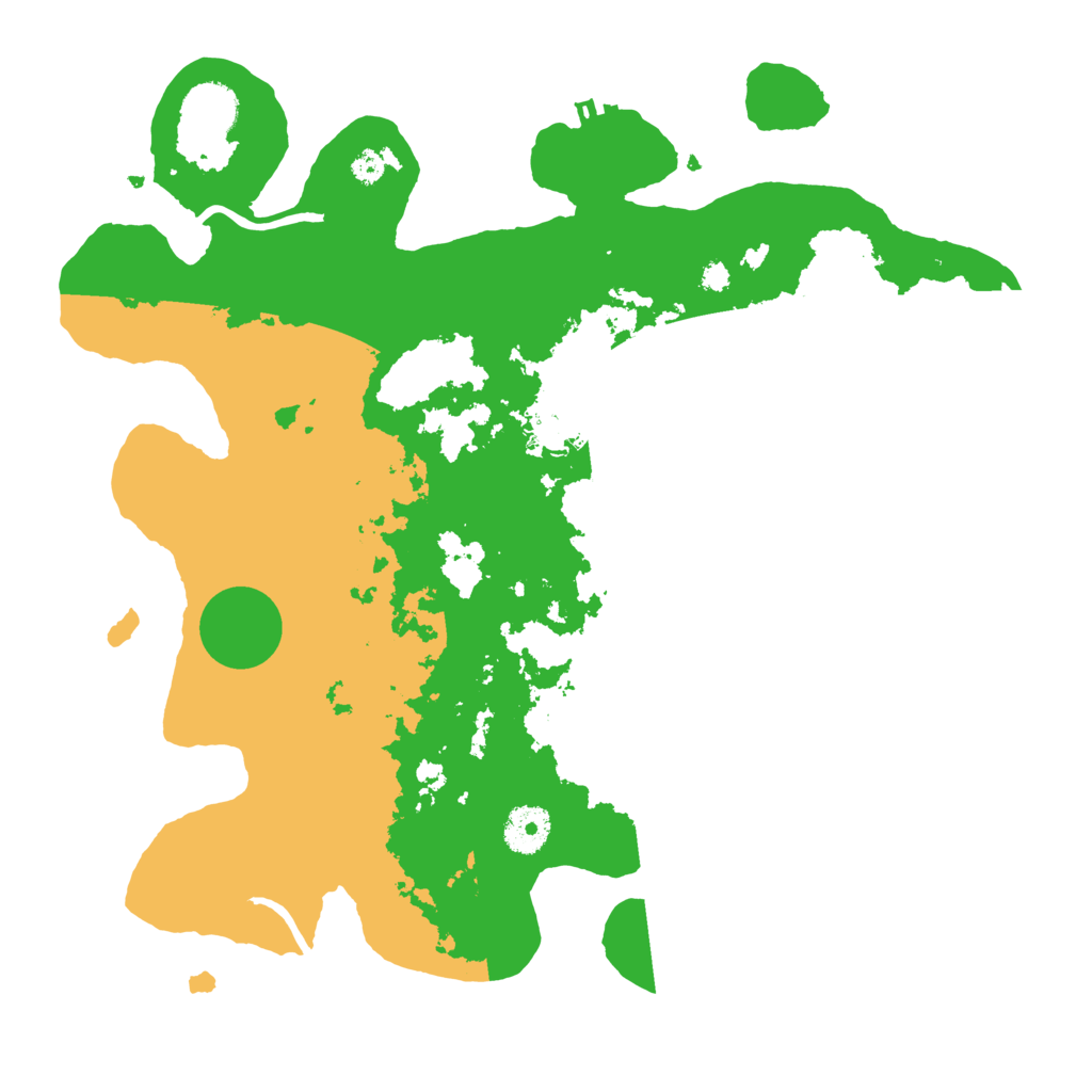 Biome Rust Map: Procedural Map, Size: 3500, Seed: 17762076