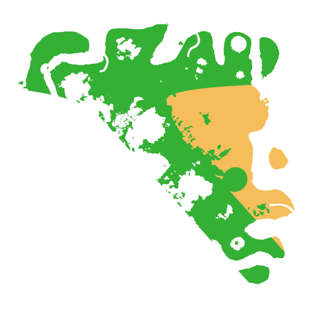 Biome Rust Map: Procedural Map, Size: 3500, Seed: 8548408