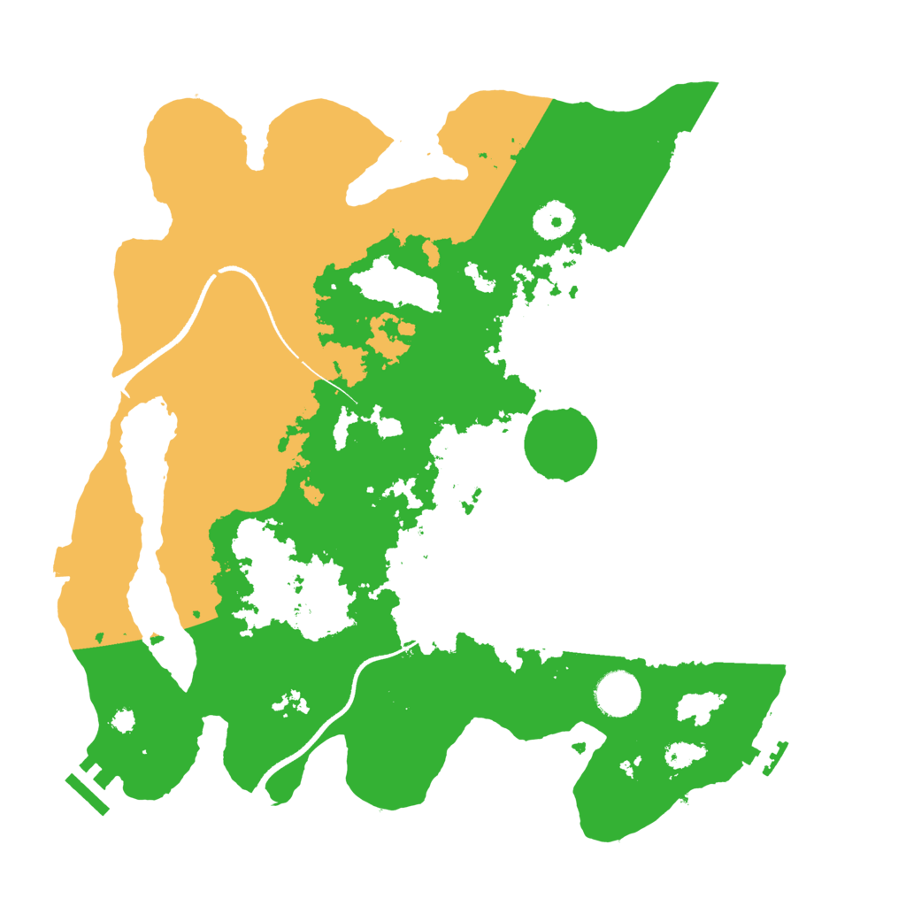 Biome Rust Map: Procedural Map, Size: 3500, Seed: 67388785