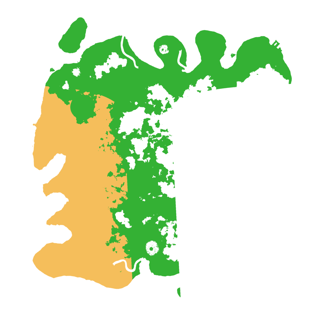 Biome Rust Map: Procedural Map, Size: 3500, Seed: 36970013