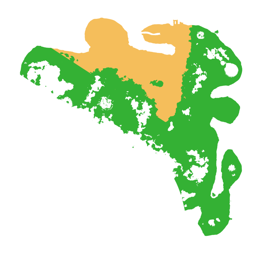 Biome Rust Map: Procedural Map, Size: 3500, Seed: 11188806