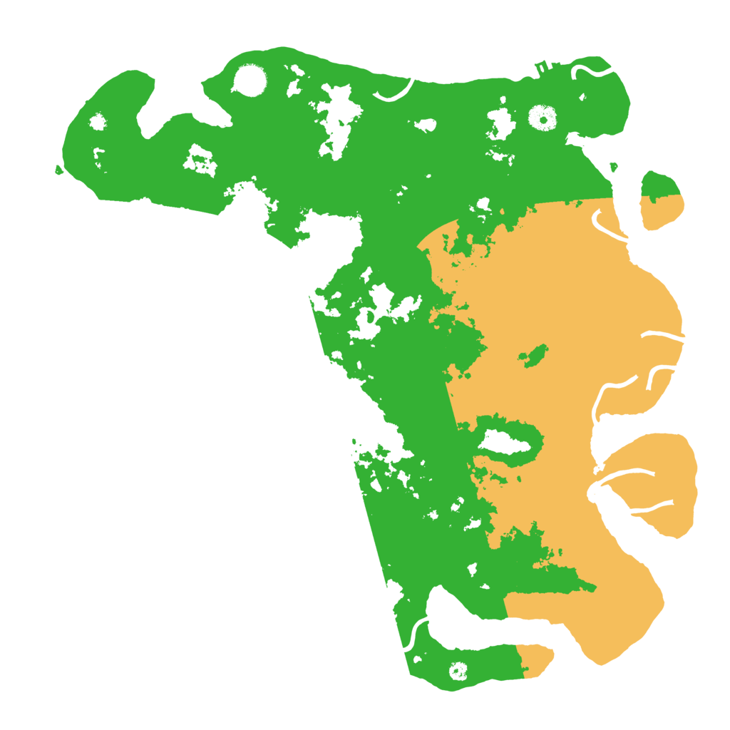 Biome Rust Map: Procedural Map, Size: 4000, Seed: 13169