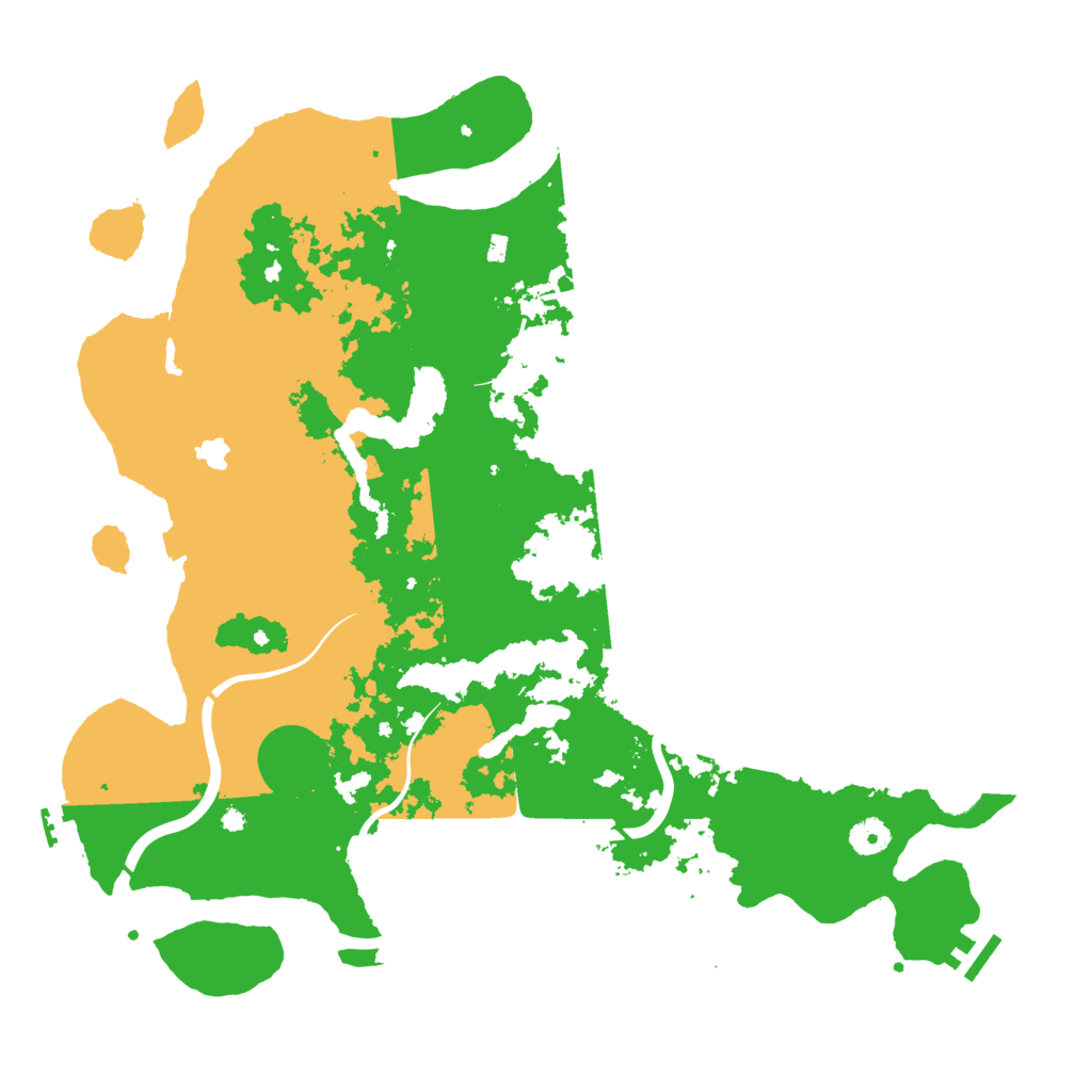 Biome Rust Map: Procedural Map, Size: 4250, Seed: 945893930