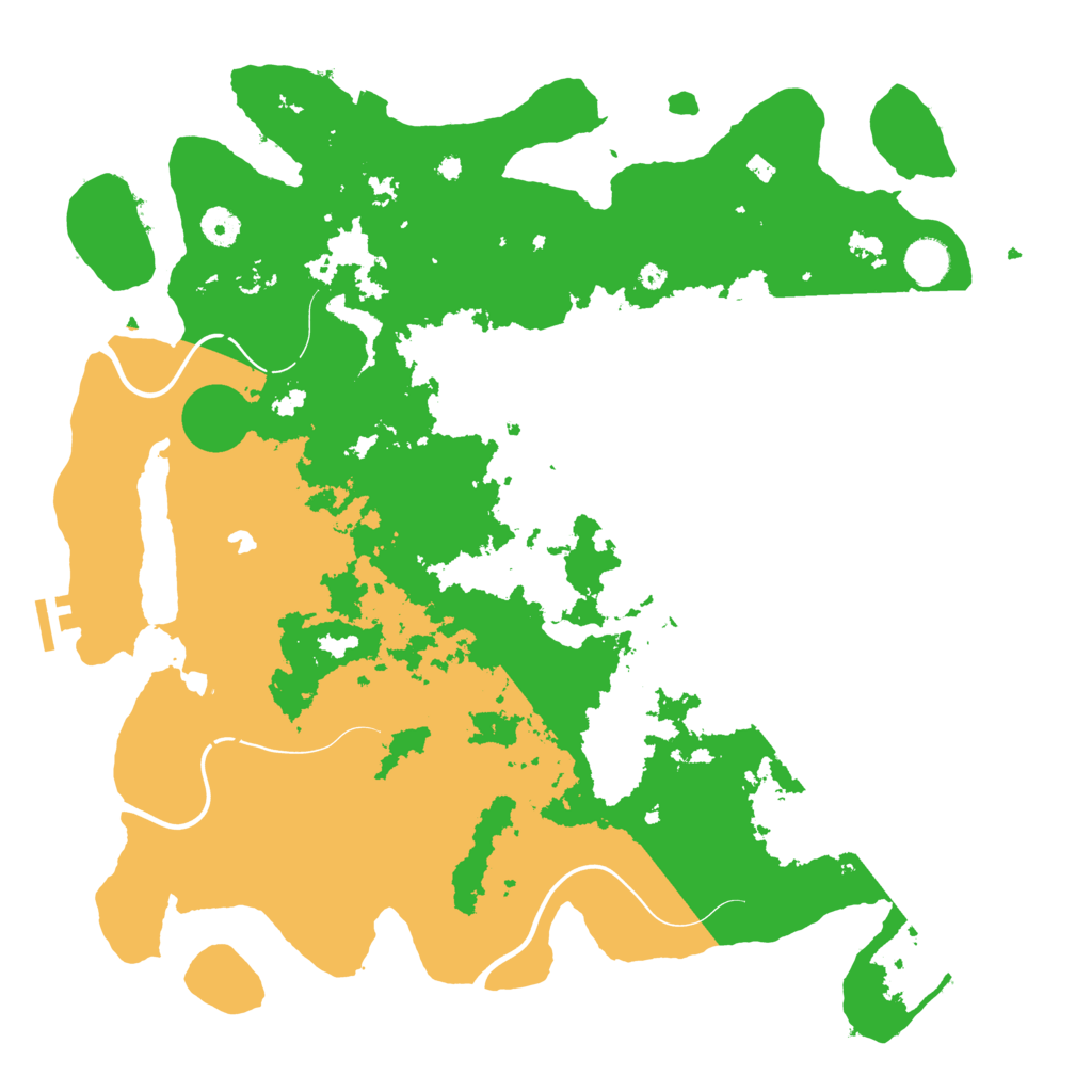 Biome Rust Map: Procedural Map, Size: 4250, Seed: 890707378