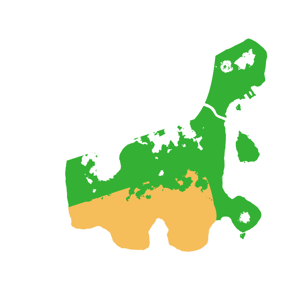 Biome Rust Map: Procedural Map, Size: 2500, Seed: 539268425