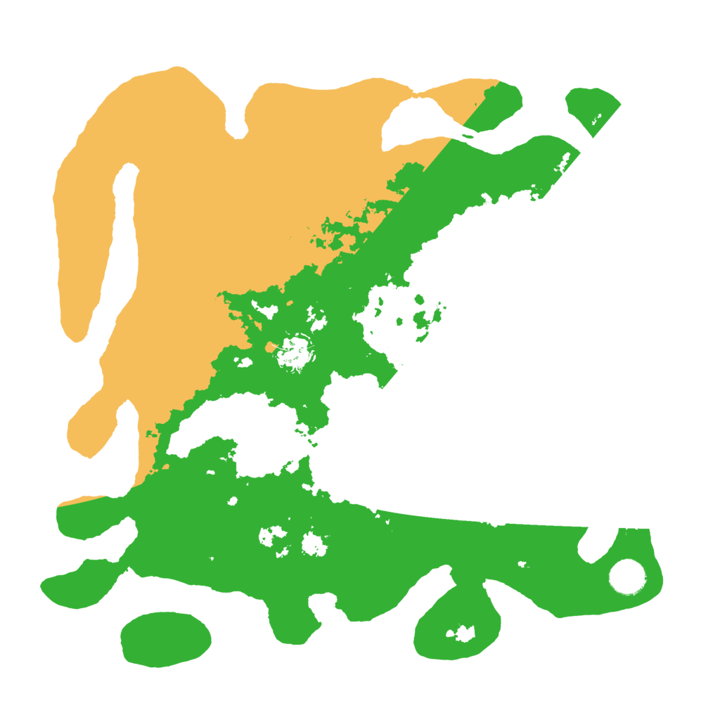 Biome Rust Map: Barren, Size: 3550, Seed: 512048