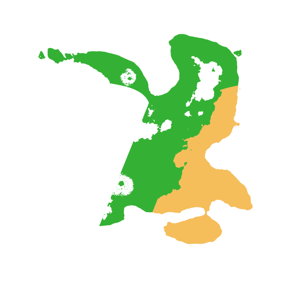 Biome Rust Map: Procedural Map, Size: 2000, Seed: 50366077