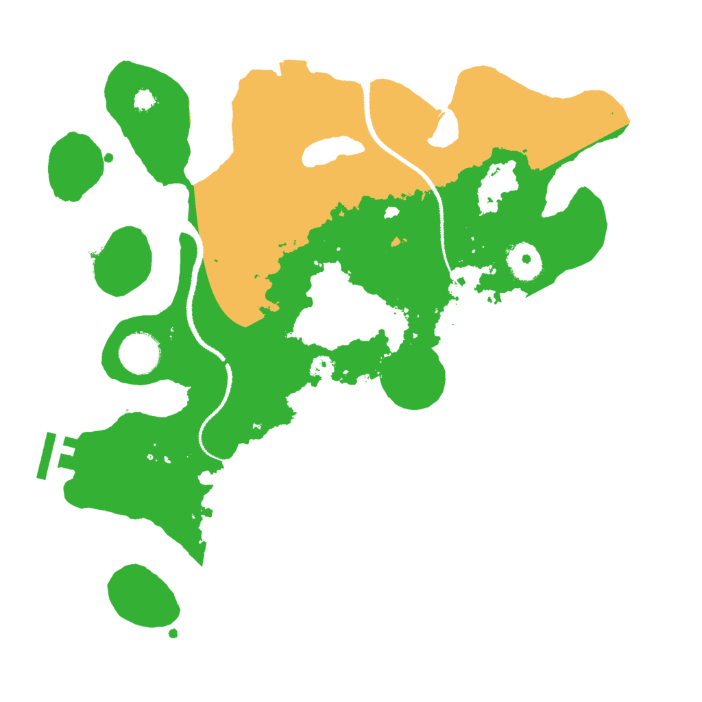 Biome Rust Map: Procedural Map, Size: 3000, Seed: 1534887435