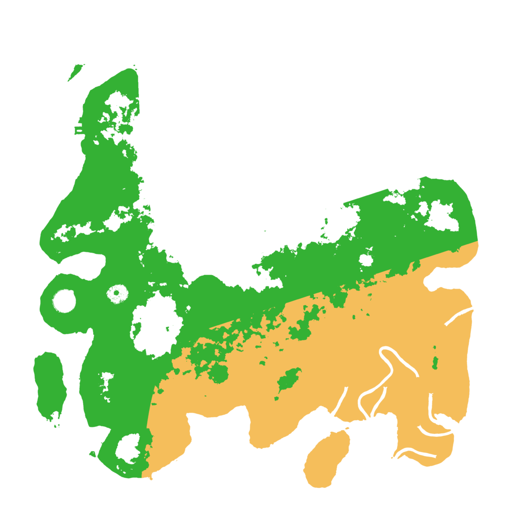 Biome Rust Map: Procedural Map, Size: 3950, Seed: 92374191