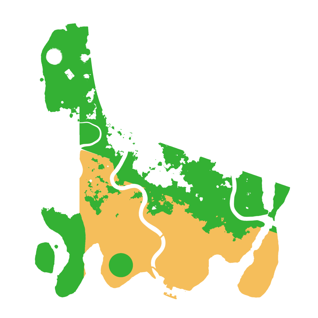 Biome Rust Map: Procedural Map, Size: 3500, Seed: 5645570