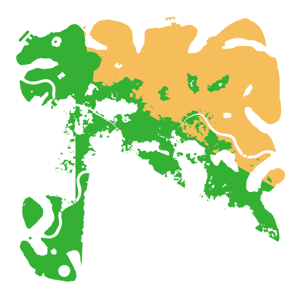 Biome Rust Map: Procedural Map, Size: 4500, Seed: 1149568862