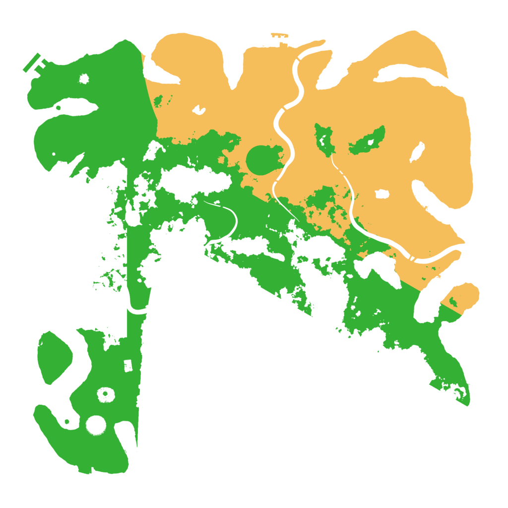 Biome Rust Map: Procedural Map, Size: 4500, Seed: 1149568862