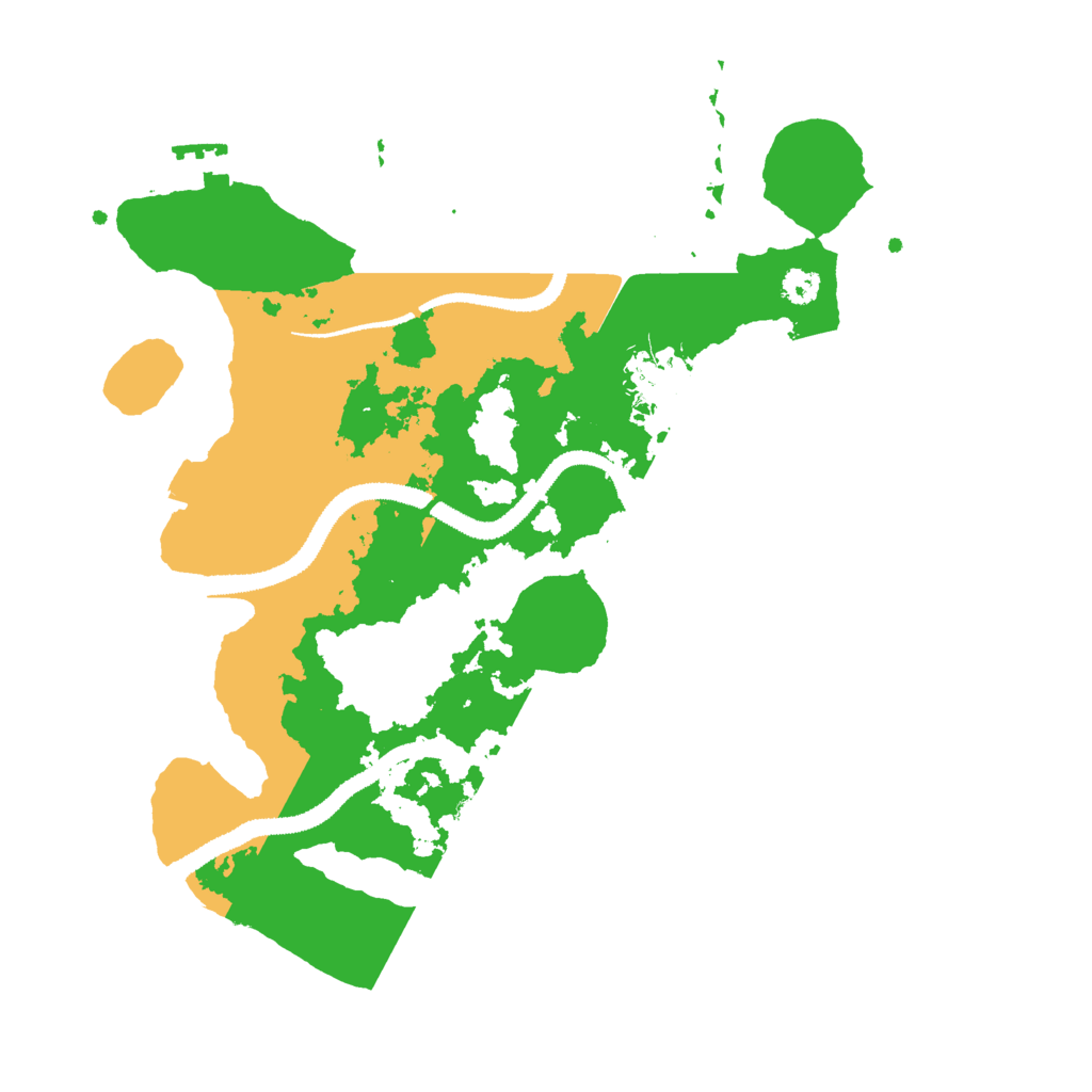 Biome Rust Map: Procedural Map, Size: 3000, Seed: 1587705423
