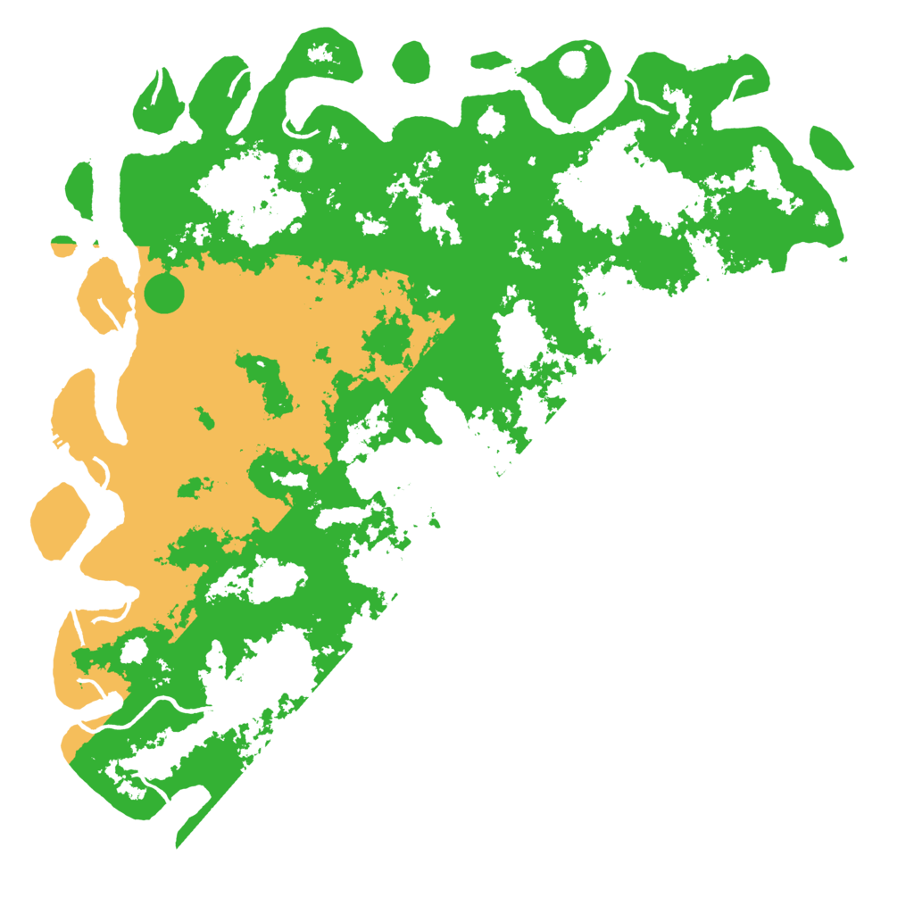 Biome Rust Map: Procedural Map, Size: 6000, Seed: 50067