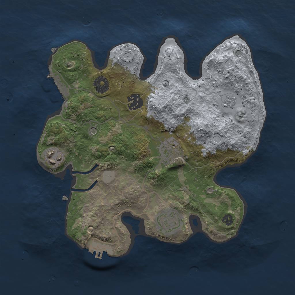 Rust Map: Procedural Map, Size: 2700, Seed: 99, 11 Monuments