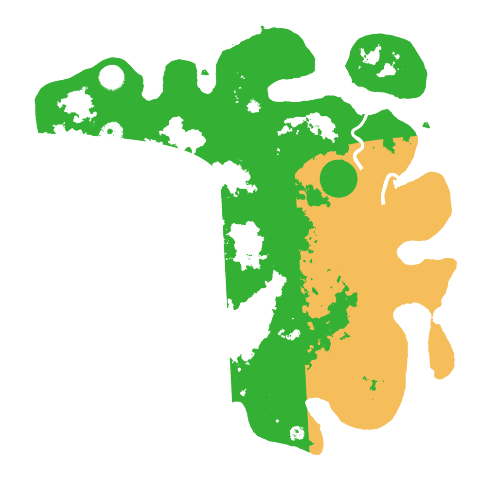 Biome Rust Map: Procedural Map, Size: 3500, Seed: 7687509