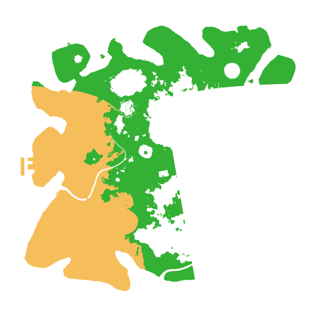 Biome Rust Map: Procedural Map, Size: 3500, Seed: 26649368