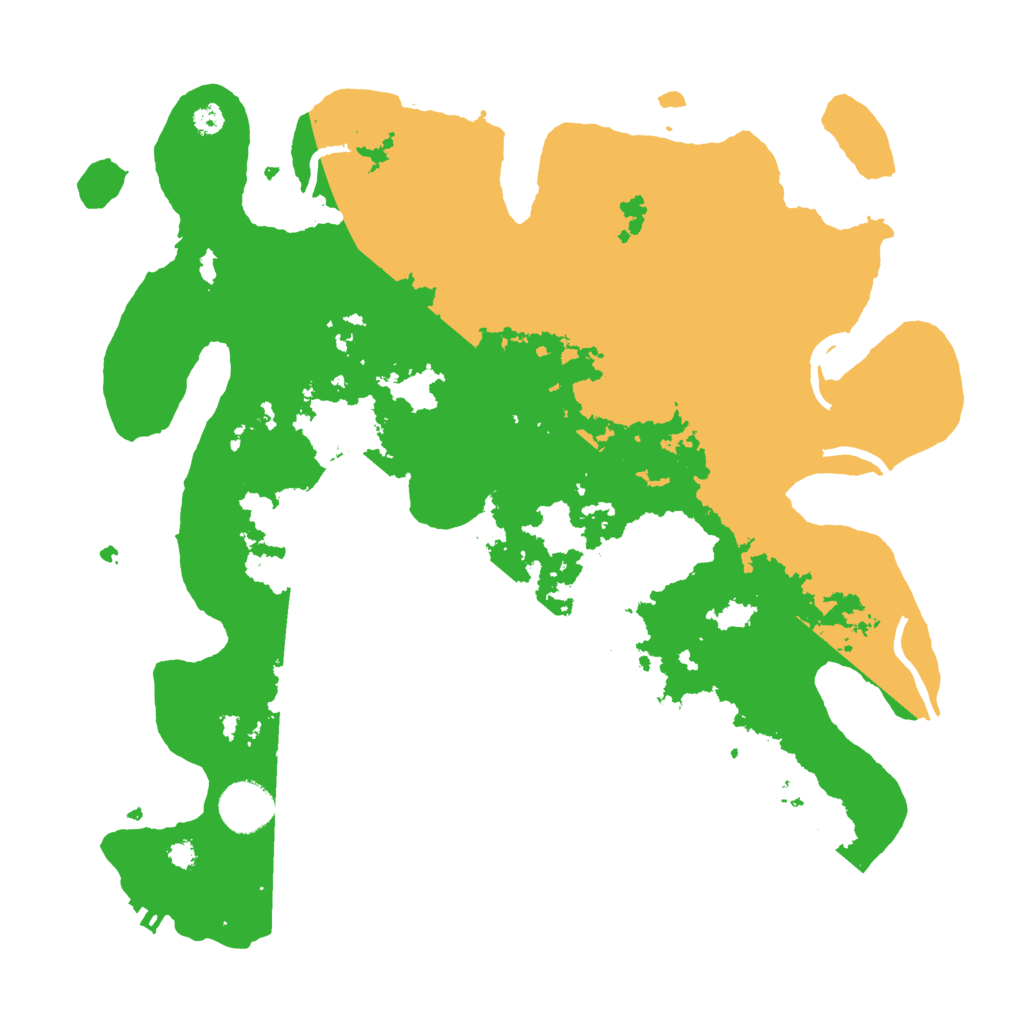 Biome Rust Map: Procedural Map, Size: 3500, Seed: 42810996