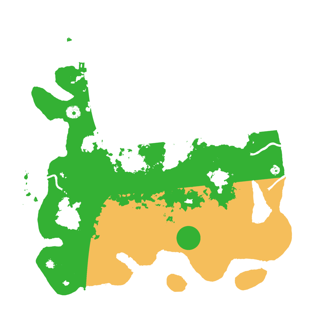 Biome Rust Map: Procedural Map, Size: 3500, Seed: 20667460