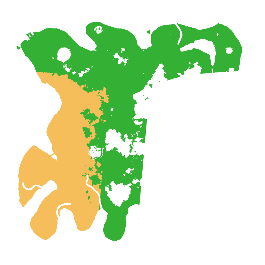 Biome Rust Map: Procedural Map, Size: 3500, Seed: 1824908718