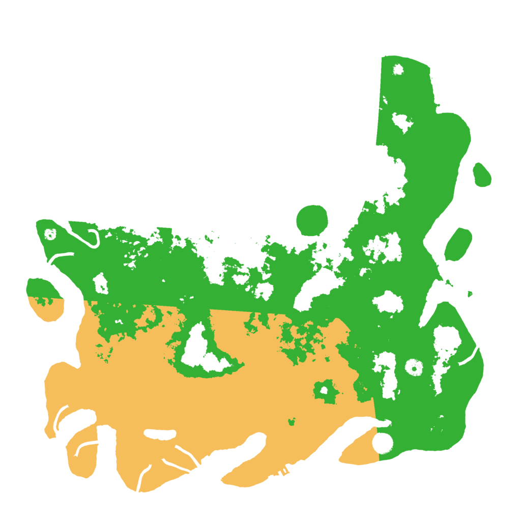 Biome Rust Map: Procedural Map, Size: 4500, Seed: 1347472432