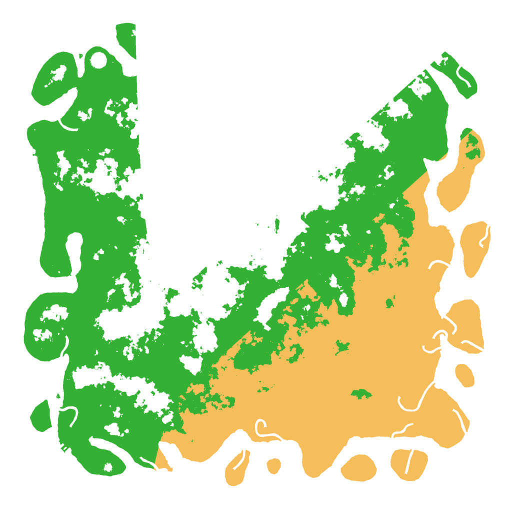 Biome Rust Map: Procedural Map, Size: 5500, Seed: 6345