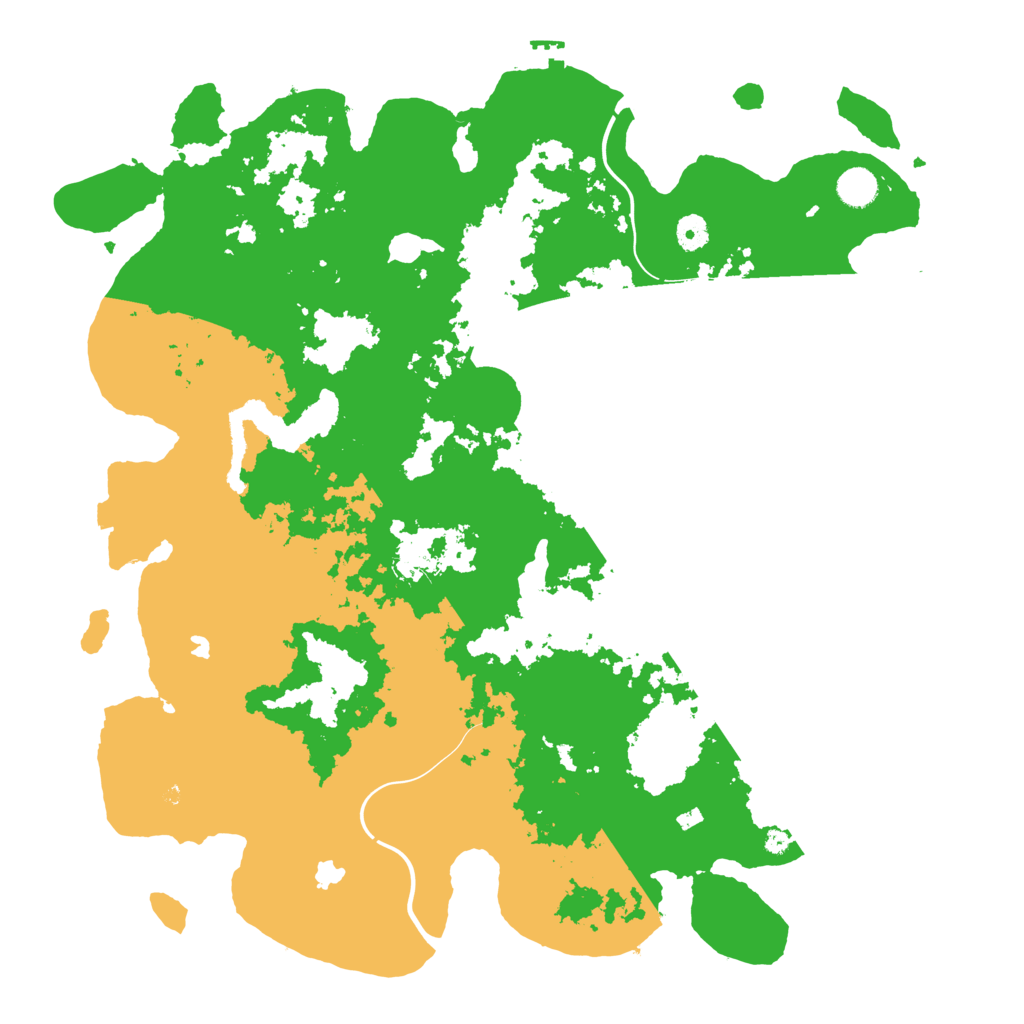 Biome Rust Map: Procedural Map, Size: 4500, Seed: 281284