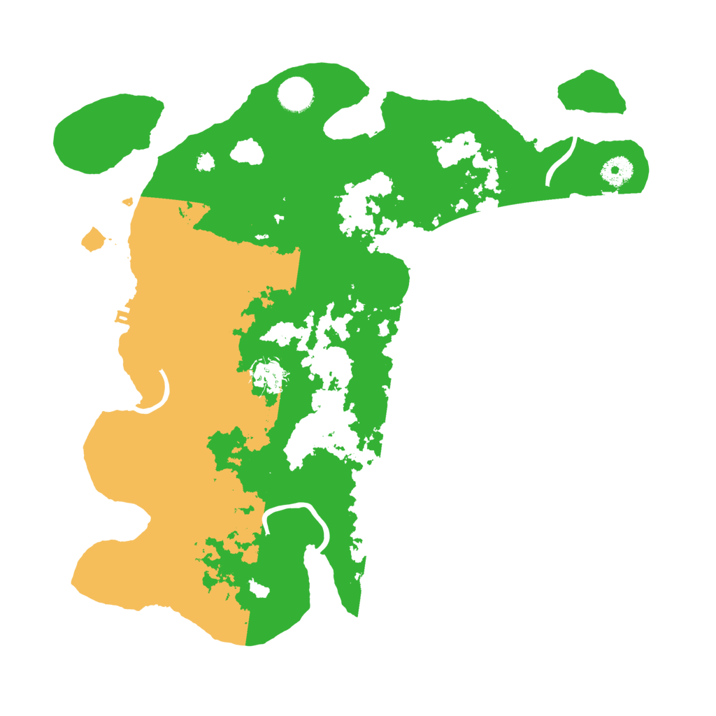 Biome Rust Map: Procedural Map, Size: 3600, Seed: 182771754
