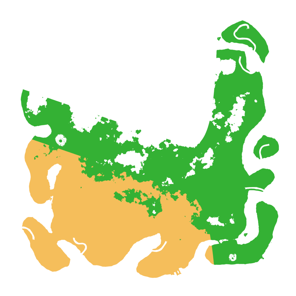 Biome Rust Map: Procedural Map, Size: 4000, Seed: 552919482