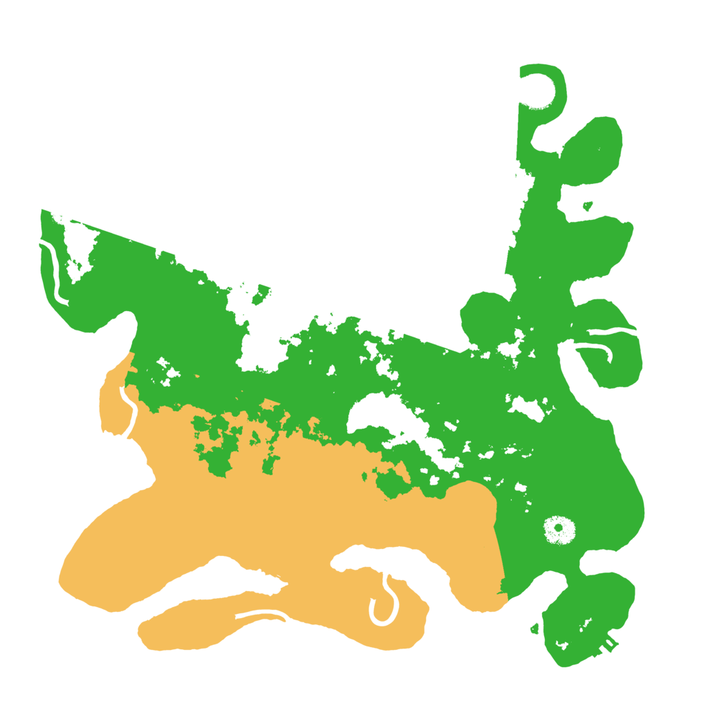 Biome Rust Map: Procedural Map, Size: 3500, Seed: 949914325