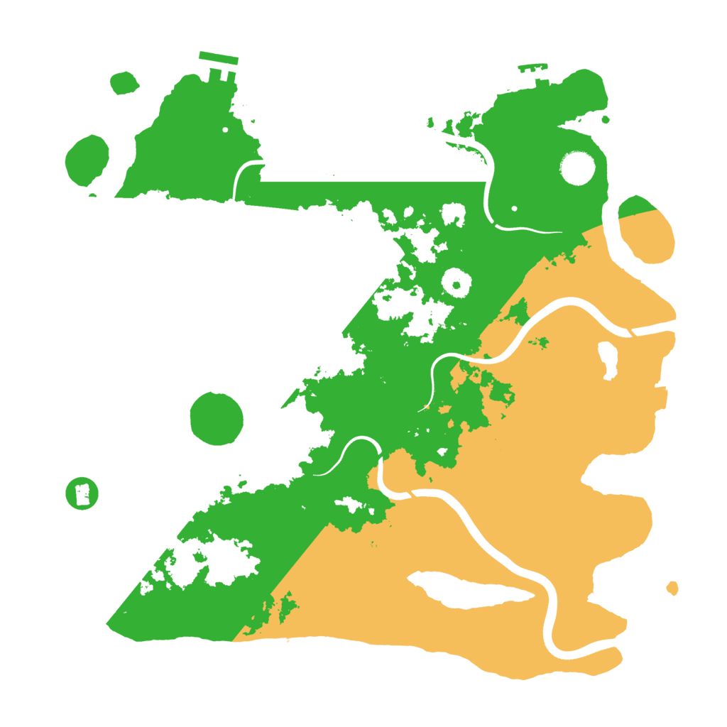 Biome Rust Map: Procedural Map, Size: 3750, Seed: 525361713