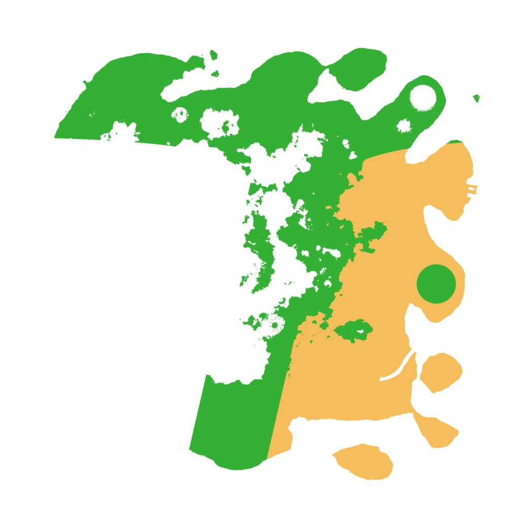 Biome Rust Map: Procedural Map, Size: 3500, Seed: 10924